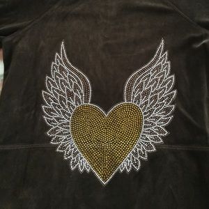 Bejeweled beautiful velour set